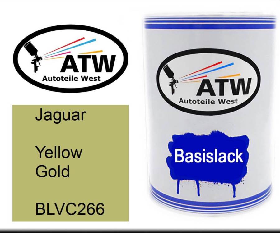 Jaguar, Yellow Gold, BLVC266: 500ml Lackdose, von ATW Autoteile West.